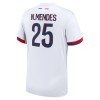 Oficiální Fotbalový Dres Paris Saint-Germain Nuno Mendes 25 Hostující 2024-25 pro Muži